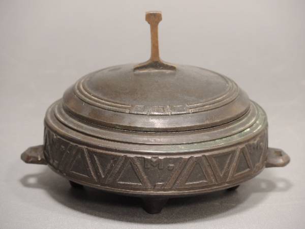 李王家 美術工場 大正四年 二千里記念 朝鮮鉄道 銅香炉 朝鮮