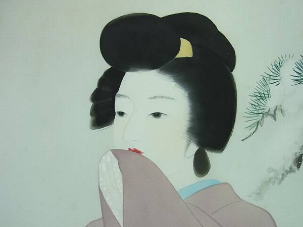 肉筆 美人画 金丸竹風】検 額装 遊女 肉筆浮世絵 コレクション 【公式