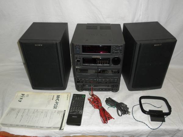 ジャンク？ SONY MHC-P33X PIXY ミニコンポ ソニー SS-P33XAV(システム