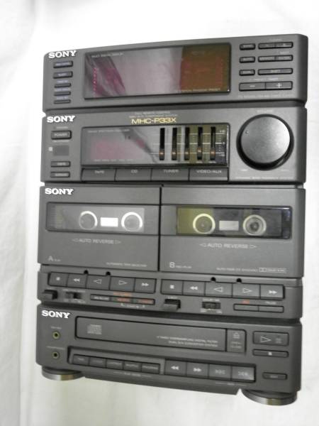 ジャンク？ SONY MHC-P33X PIXY ミニコンポ ソニー SS-P33XAV(システム