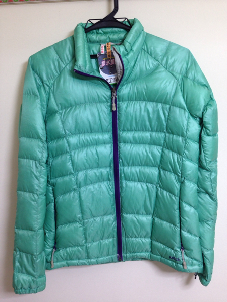 送料込！美品クリーニング済エーグルライトダウン女性用Ｍサイズ_1
