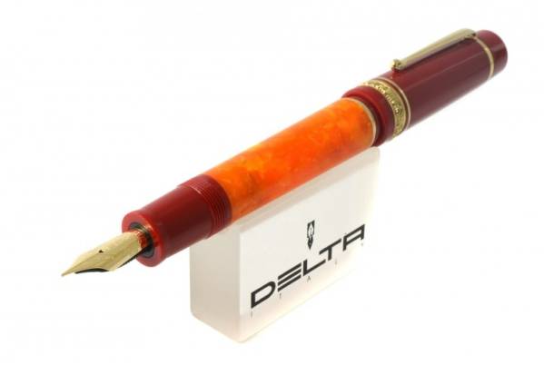 限定1品★ DELTA 万年筆 デルタ ドルチェ ビータ レッド 14金