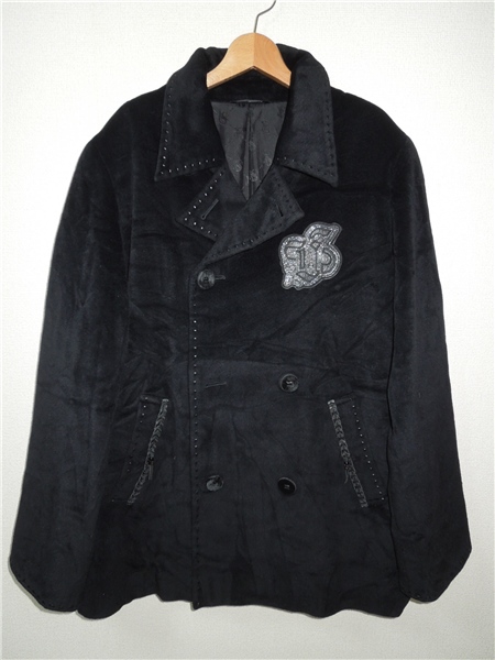 アンゴラ70%*バレンザスポーツ★ラインストーン付 コート44*4625