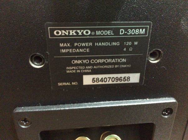ONKYO D-308M 2Way スピーカー ペア ONKYO 家電、AV、カメラ 【公式通販】