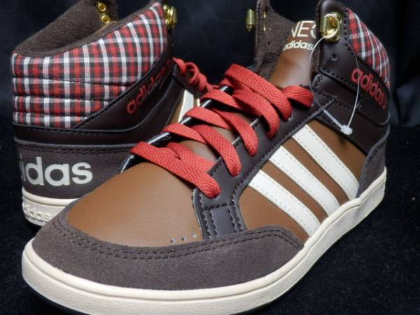 adidasアディダス 33 VLNEO HOOPS MID K Q26403　新品　23.5