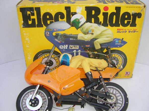 ☆古いラジコン　京商 エレックライダー　元箱付属　オートバイ