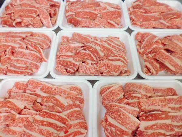 福島Ａ５牝　特選友バラのカルビ切り落とし　４ｋｇ　（21）