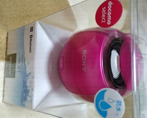 新品 SONY SRS-X1 Bluetoothワイヤレススピーカー 防水 ピンク
