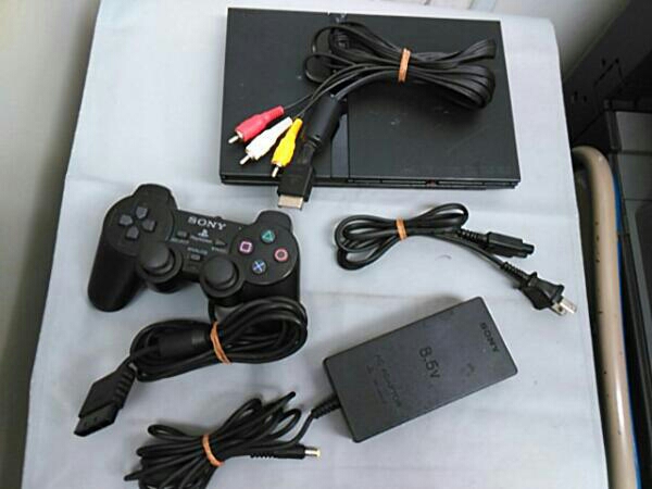 【ジャンク】PlayStation2:チャコール・ブラック(SCPH70000CB)