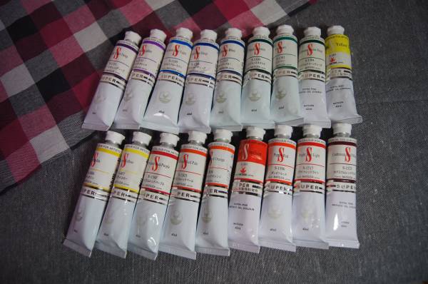 マツダ　ス－パー油絵具９号（40ml）単色18色　1円～