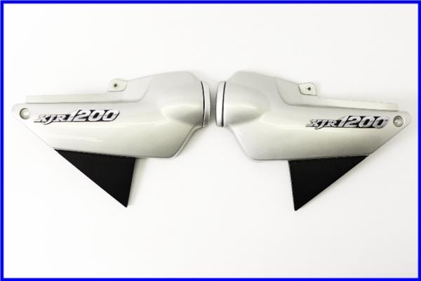 『M』結構美品♪XJR1200('94) 純正サイドカバーset♪シルバー♪