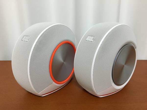 ■□ハーマンインターナショナル JBL PEBBLES USB DAC 内蔵 白