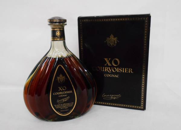 古酒/COURVOISIER/クルボアジェ/XO/箱付き/グリーンボトル XO