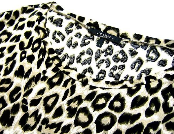 Max Mara マックスマーラ 総柄 ジャージー ワンピース ロングワンピース マックスマーラ MaxMara レオパード柄ジャージーワンピース マックス