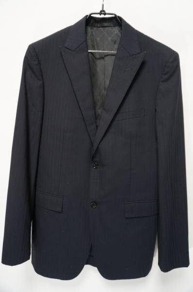 直送商品 【バーバリーブラックレーベル】ストライプスーツ42 BURBERRY