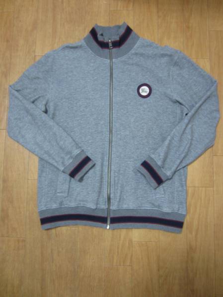 美品バーバリーブラックレーベル ワッペン スウェットジャケット