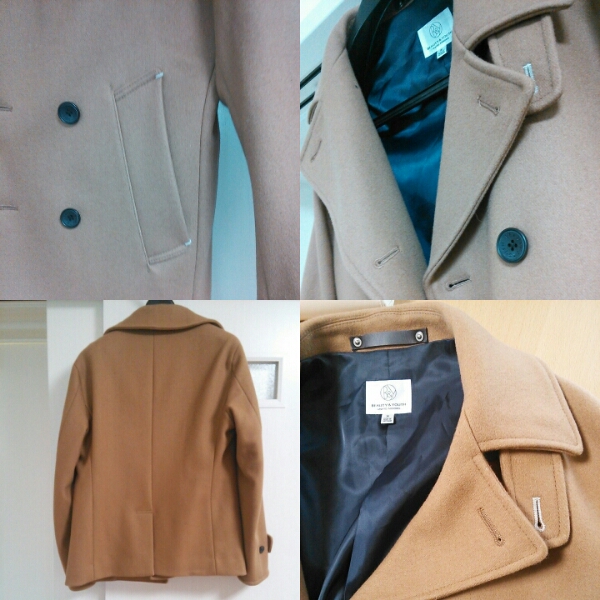 ユナイテッドアローズ　ピーコート　キャメル　S メンズ