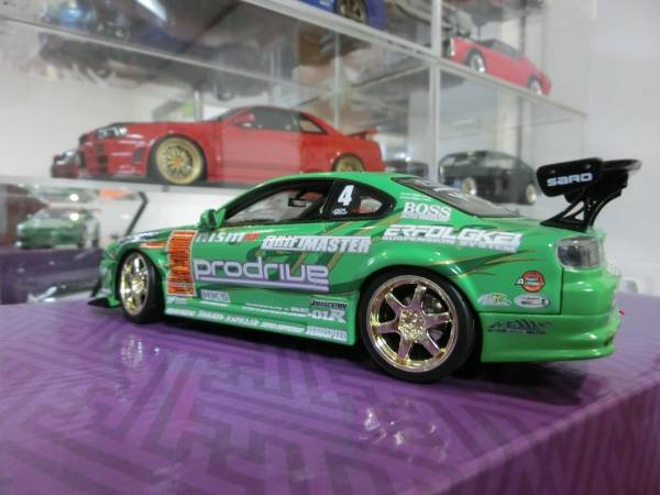 ミニカー ホットワークス 1/24 D1 日産 シルビア S15 KEI-OFFICE 風間靖幸