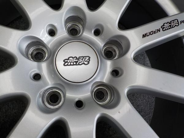 Ａ１２８●MUGEN NR●17インチ4本●7J PCD114.3 OFF+53●無限●