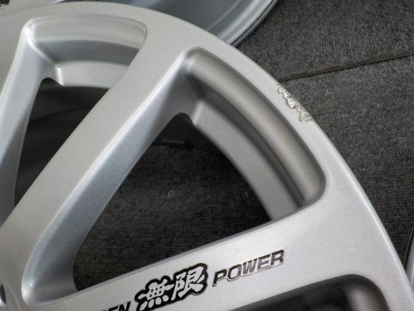 Ａ１２８●MUGEN NR●17インチ4本●7J PCD114.3 OFF+53●無限●