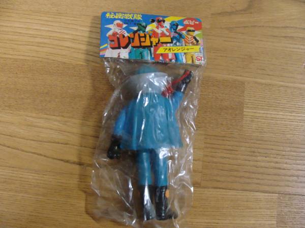 デッドストック ポピー ゴレンジャー アオレンジャー ソフビ