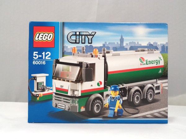未開 LEGO レゴシティ 60016 タンクローリー/ブロック，[梱0.1]