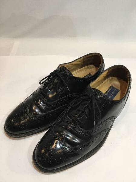 BOSTONIANボストニアンCROWN WINSORウィングチップ革靴(9D)A2555