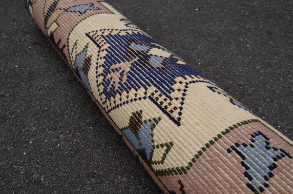 古い段通B 状態極上!美品 検：赤穂堺鍋島段通敷物絨毯_2