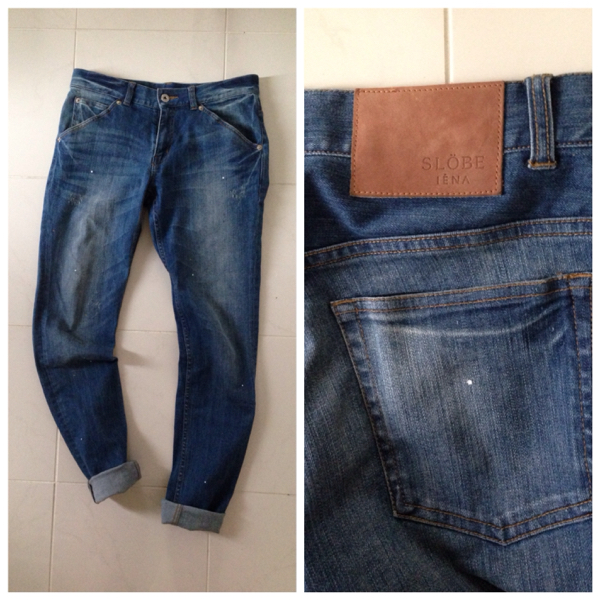大人気IENA SLOBE ストレッチボーイフレンドデニム