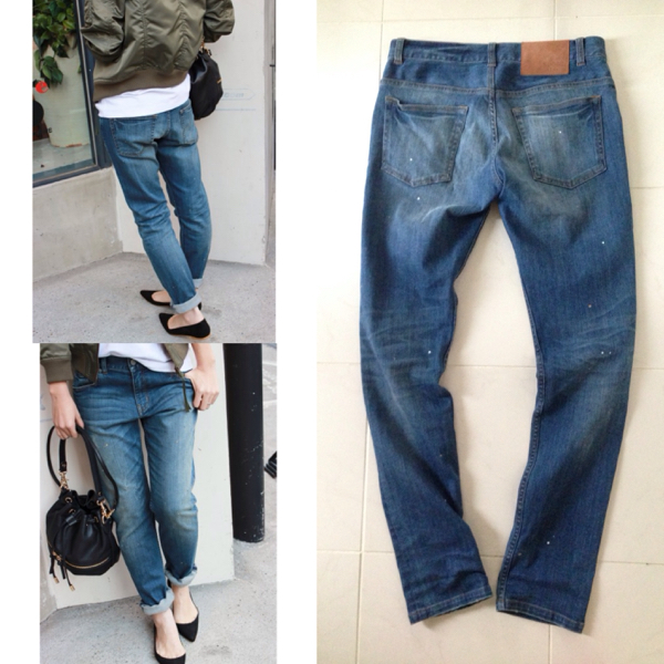 大人気IENA SLOBE ストレッチボーイフレンドデニム