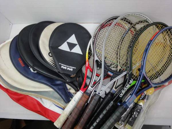 S168】硬式テニスラケット １０点 YAMAHAなど ※ジャンク品