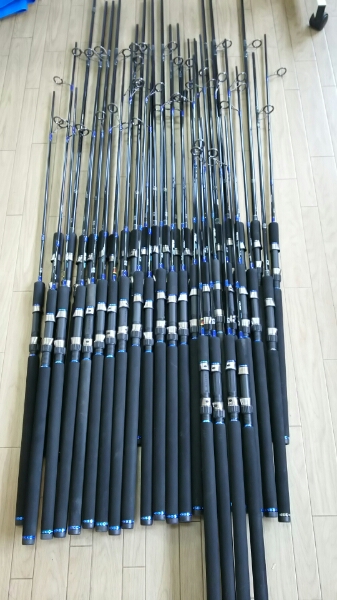 ジャンク:まとめて:投げ釣り:釣竿:ザ・ディープ THE DEEP:44本