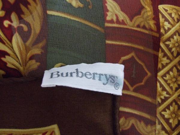 バーバリー Burberrys 大判 スカーフ 本柄 バーバリー BURBERRY