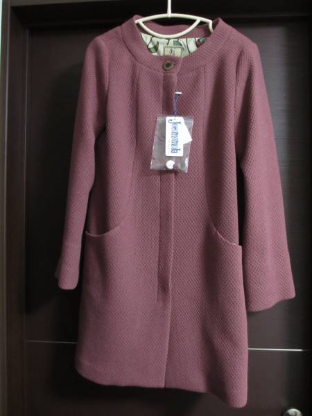 新品☆ホコモモラ 受注会 裏地も可愛いウールコート サイズ40