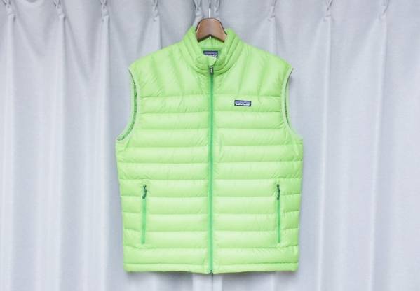 ◇Patagonia パタゴニア ダウン セーター ベスト M ライトグリーン 廃