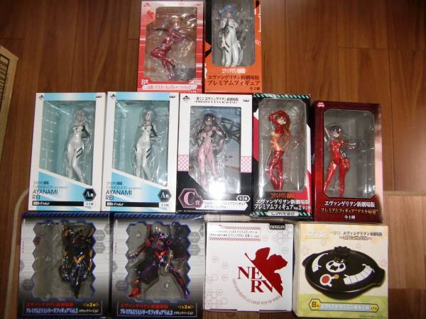 エヴァ プレミアムフィギュア 一番くじ 11個