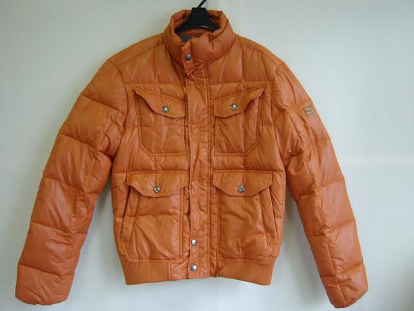 ENERGIE エナジー 伊製 ダウンジャケット オレンジ M 未使用品