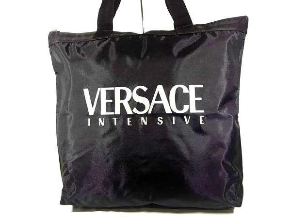 ☆ヴェルサーチ メデューサ ナイロン 大 ショルダートートバッグ