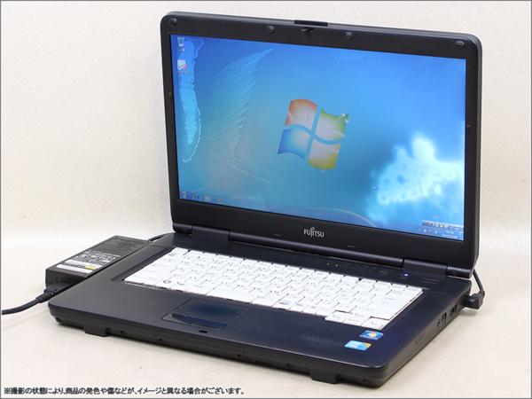 富士通 LIFEBOOK A550/A Core i5 520M Win7 Office 2010 コンピュータ