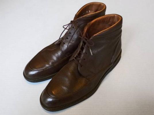 S22イタリア製　E.T.Ｗｒｉｇｈｔ　レザー ショートブーツ/9D