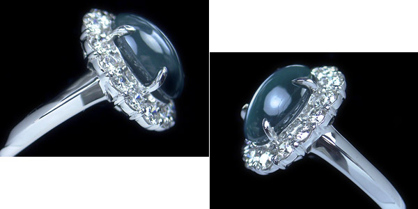 1円～★宝石の島★絶品！アレキキャッツ4.01ct 超高級リングn063_4