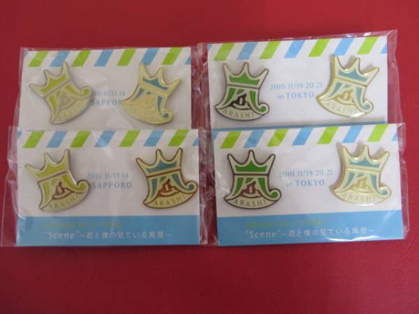 60501 嵐 Scene 君と僕の見ている風景 ピンバッチ 5種 8個