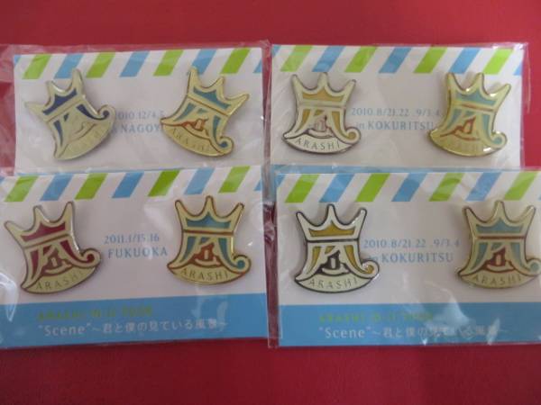 60501 嵐 Scene 君と僕の見ている風景 ピンバッチ 5種 8個