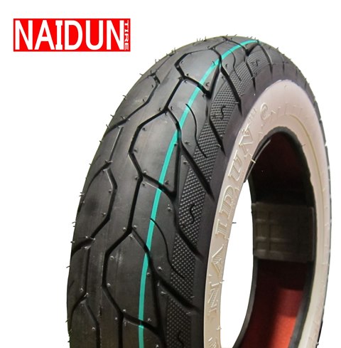 NAIDUN　90/90-10　ホワイトリボンタイヤ　2本セット