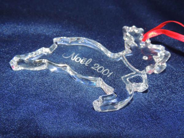 Baccarat バカラ○クリスマスオーナメント トナカイ 2001年 y18 バカラ Baccarat バカラ○クリスマスオーナメント トナカイ 2001年 y18 バカラ