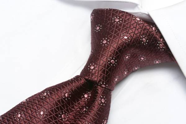 239552 cantarelli カンタレリ 伊製 小紋柄 シルク100% ネクタイ