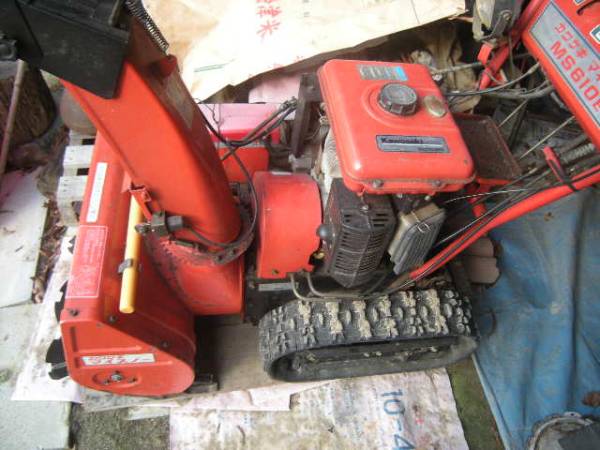 福島発　カワサキ除雪機　ＭＳ－６１０Ｅ　ジャンク