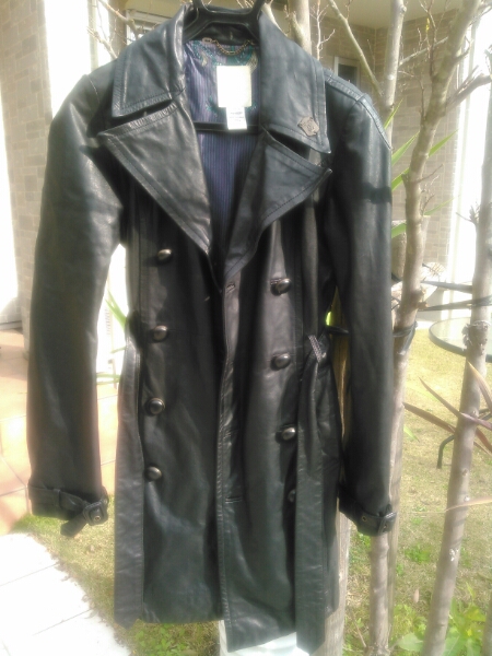 ディーゼル　コート　レディース　レザー　DIESEL 