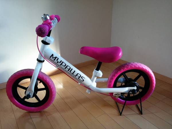 マイパラス ペダルなし自転車 ちゃりんこマスター ピンク