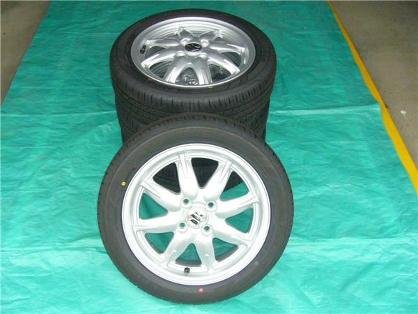 新型アルト純正15インチ 165/55R15 納車前取り外し